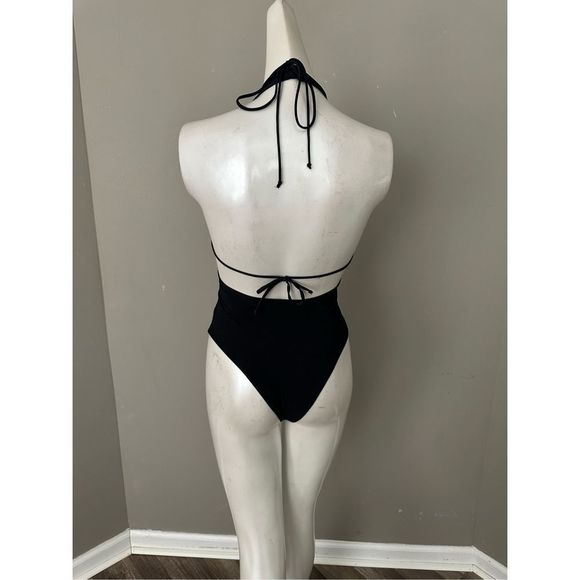 NENSI DOJAKA CROSSED FONT ONE PIECE SWIMSUIT WITH OPEN BACK XS $497 - Picture 10 of 11
